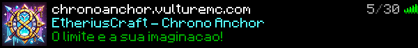 EtheriusCraft - Chrono Anchor Minecraft Server Banner