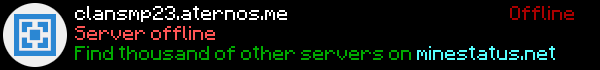 Clans SMP 2023 Minecraft Server Banner