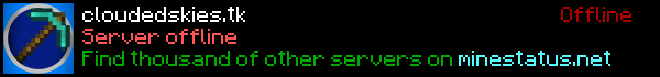 CloudedSkies Minecraft Server Banner