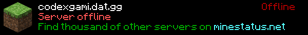 Codexgami Minecraft Server Banner