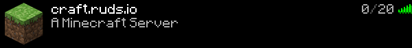 Ruds's Linux Community Server Minecraft Server Banner