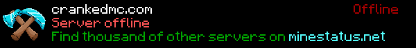 Cranked SMP Minecraft Server Banner