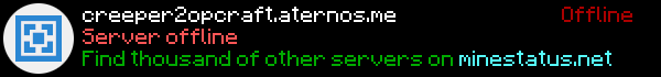 Creeper2OPcraft Minecraft Server Banner
