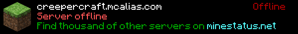 CreeperCraft Minecraft Server Banner