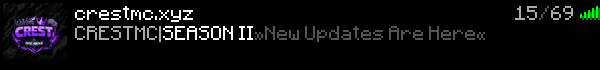 CrestMC Minecraft Server Banner