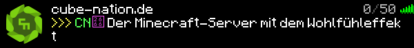 Cube-Nation Minecraft Server Banner