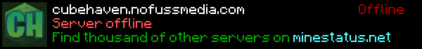CubeHaven Minecraft Server Banner