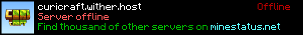 CuriCraft Minecraft Server Banner