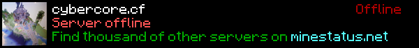 CyberCore Minecraft Server Banner