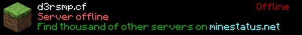 D3R Minecraft Server Banner