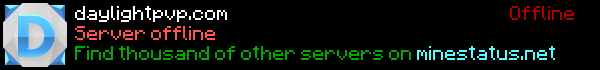 DaylightPvP Minecraft Server Banner