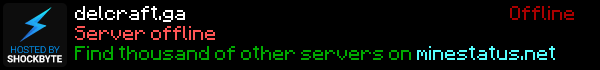 Delcraft Minecraft Server Banner