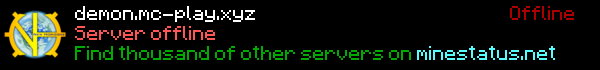 Demon Smp Minecraft Server Banner