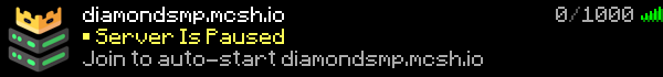 Diamond SMP Minecraft Server Banner