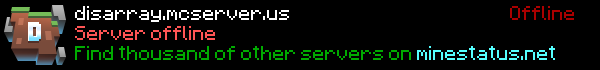 Disarray Survival Minecraft Server Banner