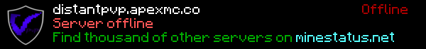 DistantPvP Minecraft Server Banner