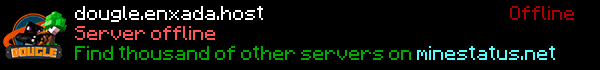 Dougle Minecraft Server Banner