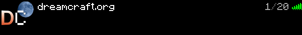 DreamCraft Minecraft Server Banner