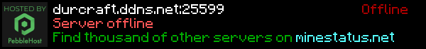 DurCraft Minecraft Server Banner