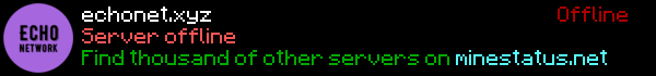 Echo Network Minecraft Server Banner