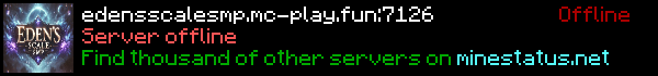 EdensScaleSMP Minecraft Server Banner