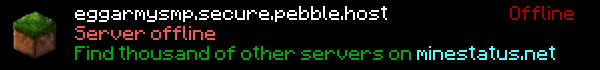 Eggarmy SMP Minecraft Server Banner