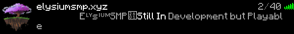 Elysium-SMP Minecraft Server Banner