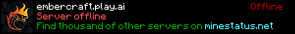 Embercraft Minecraft Server Banner