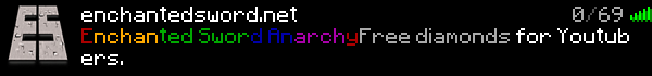 Enchanted Sword Minecraft Server Banner