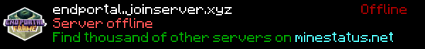 End Portal Frame Minecraft Server Banner