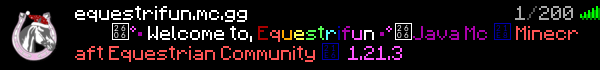Equestrifun IV Minecraft Server Banner