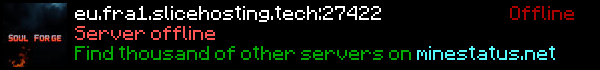 Soul Forge Minecraft Server Banner