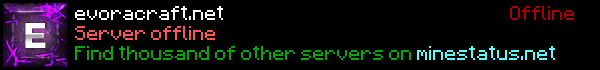EvoraCraft Minecraft Server Banner
