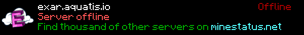Exar Network Minecraft Server Banner