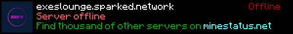 exe's Lounge Minecraft Server Banner