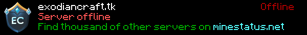 ExodianCraft Minecraft Server Banner