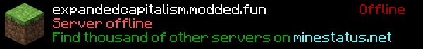 Expanded Capitalism Minecraft Server Banner