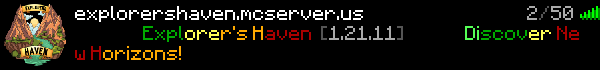 Explorer's Haven Minecraft Server Banner