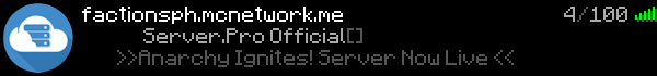 FactionsPH Minecraft Server Banner