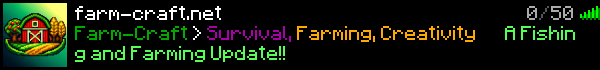 Farm-Craft Minecraft Server Banner