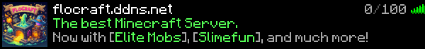 FloCraft Minecraft Server Banner