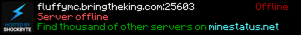 FluffyMc Minecraft Server Banner