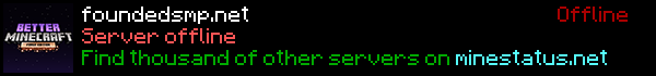 FoundedSMP Minecraft Server Banner