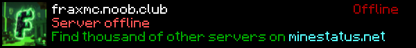 FraxMC Minecraft Server Banner