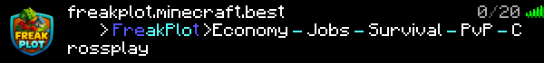 Freakplot Minecraft Server Banner