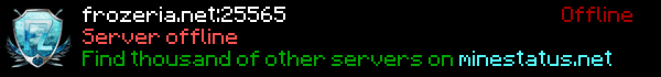 Frozeria Minecraft Server Banner