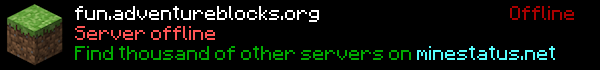 Adventure Blocks Minecraft Server Banner
