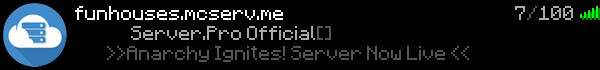 Funhouses Minecraft Server Banner