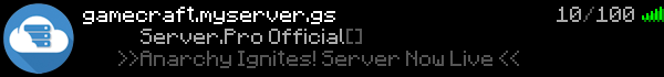 Game Craft Minecraft Server Banner