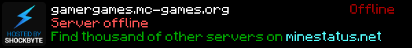 GamerGames Minecraft Server Banner
